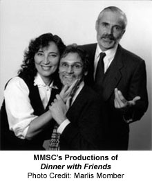 Cast of MMSC's production of Dinner With Friends