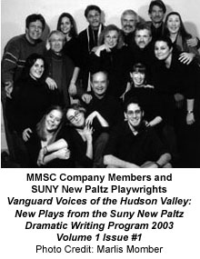 MMSC members and SUNY New Paltz playwrights