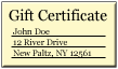 Gift Certificates